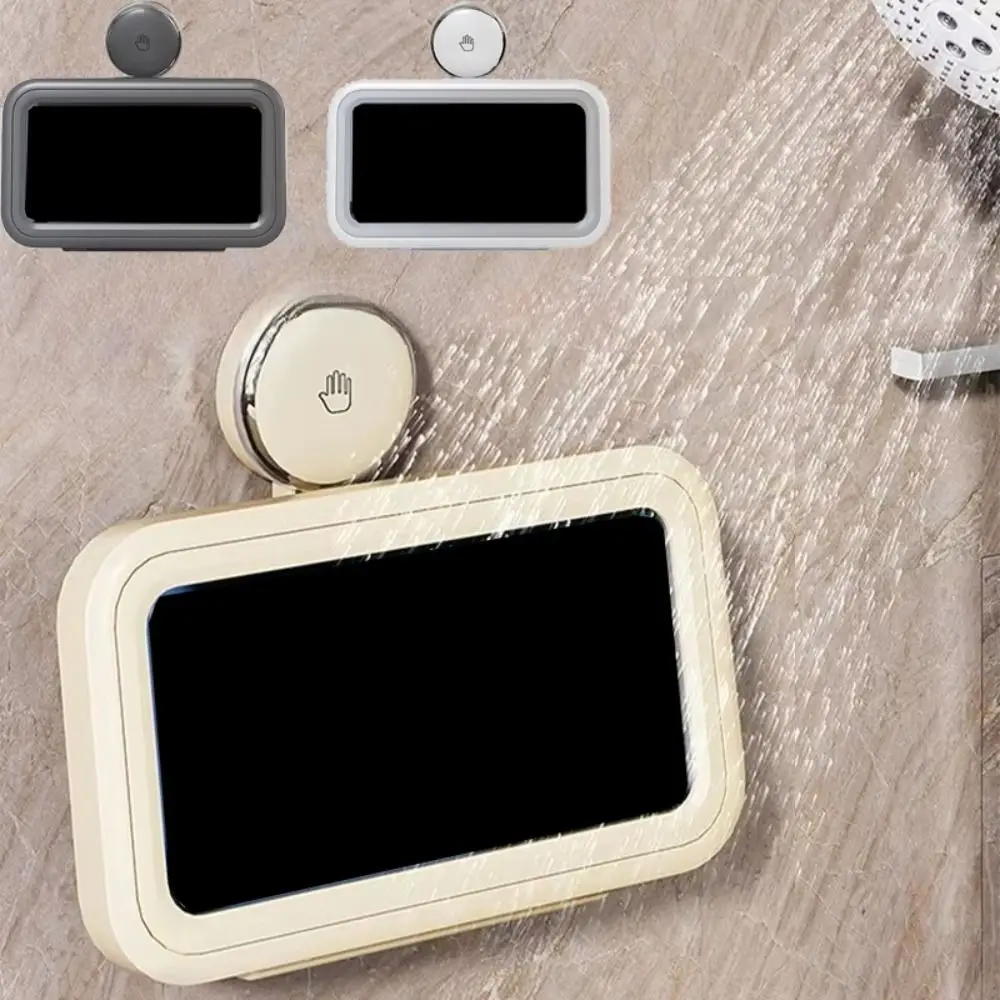 

Suction Cup Waterproof Phone Holder Adjustable 360° Rotation Bathroom Phone Rack Removable Multifunctional