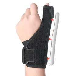 Fitness Thumb Wrist Brace Wraps Carpal Tunnel Arthritis Tendonitis Sprain Wrist Support Bandage Gym Home Sports Hand Protector