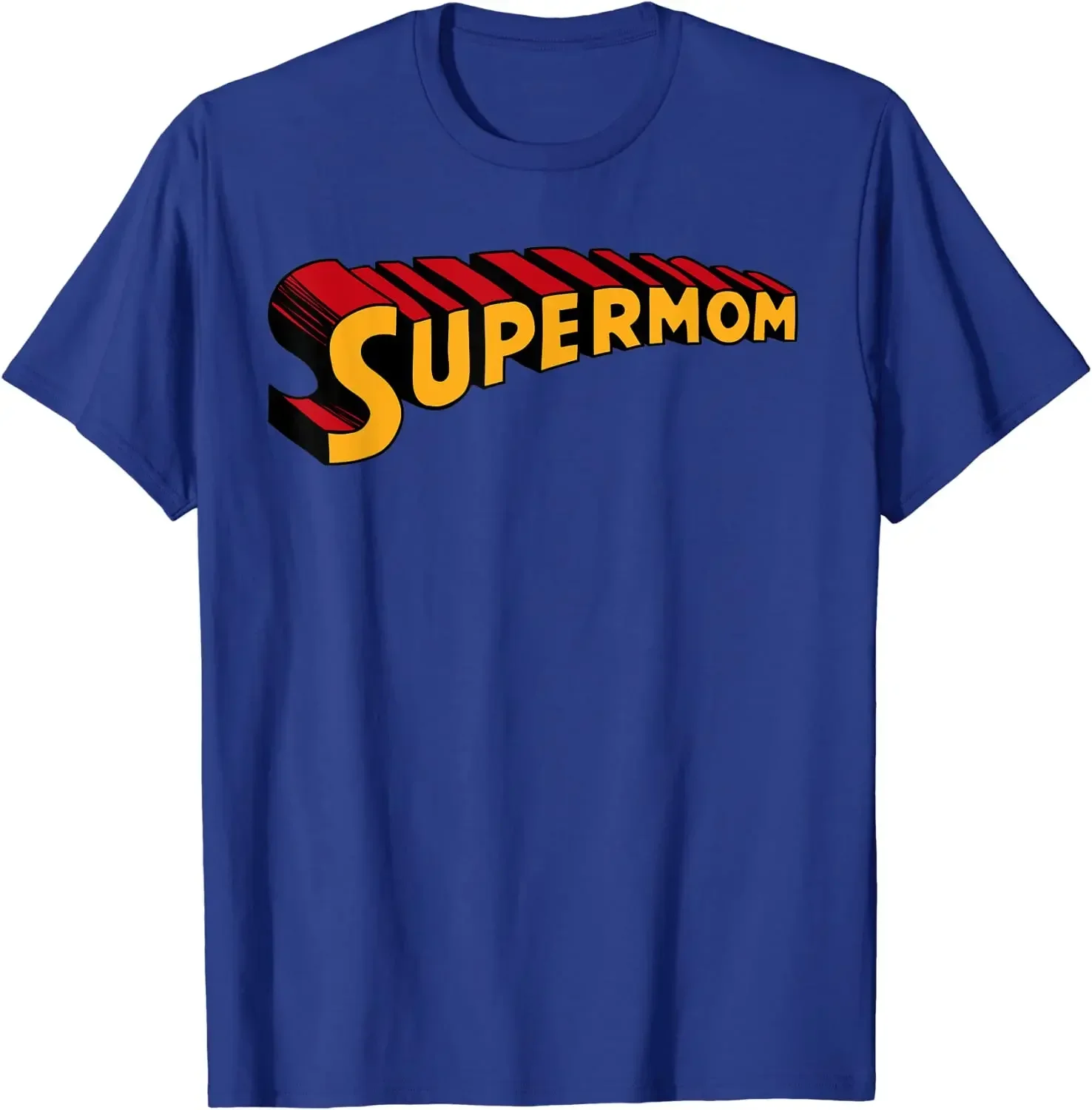 

Super Mom Funny Logo T-Shirt Graphic T Shirts Men Clothing 1981 Shirt Cotton Daily Four Seasons Tees Harajuku