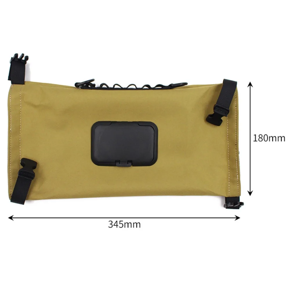 Travel Camping Wet Wipes Dispenser Pull-Out Style Large Capacity Canvas Portable Camping Wet Wipes Bag for Office Vehicles Home