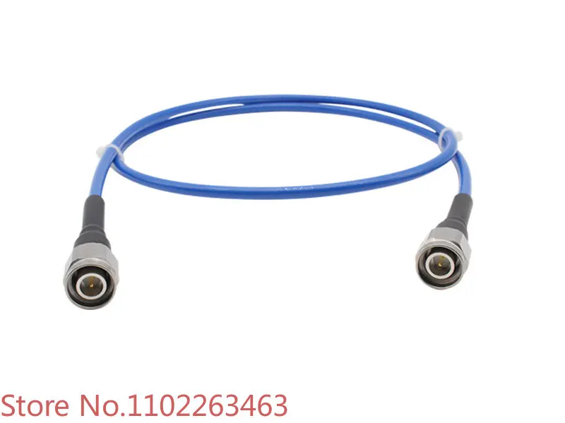 TNC public to TNC male stainless steel test wire 6GHZ low standing wave RG142 soft double shielding test wire