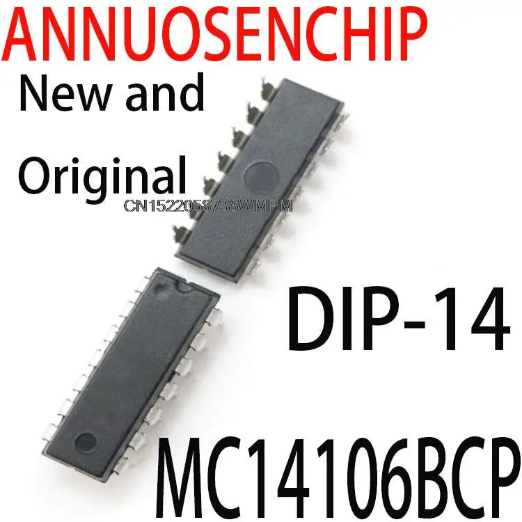 10PCS New and Original MC14106  DIP-14 IC chip MC14106BCP
