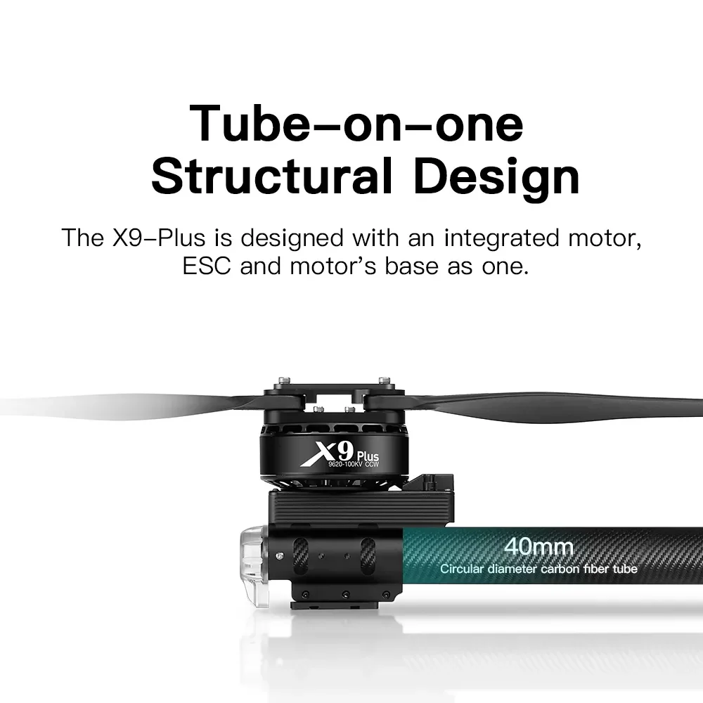 Hobbywing X9 X11Plus 2cw 2ccw X9 Plus Pro 12-14S ESC 100kv Ccw 9620 Motor with 36190 Propeller Power Kit  X9 Plus Motor Combo