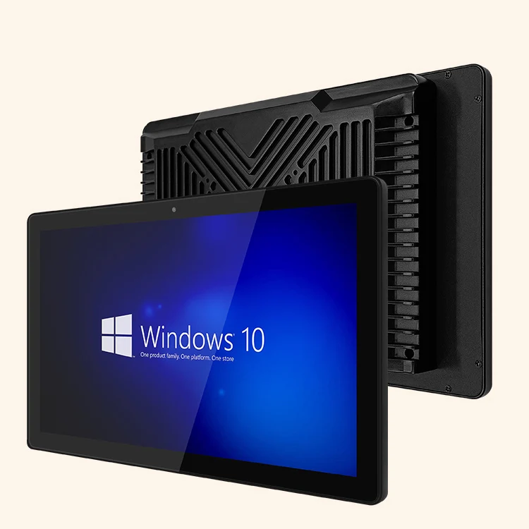 Sinmar 15.6 21.5 Inch Waterproof Industrial Fanless Tablet Pc COM Rs232 Full Metal Windows 10 11 Panel Pc Tablet For Industrial