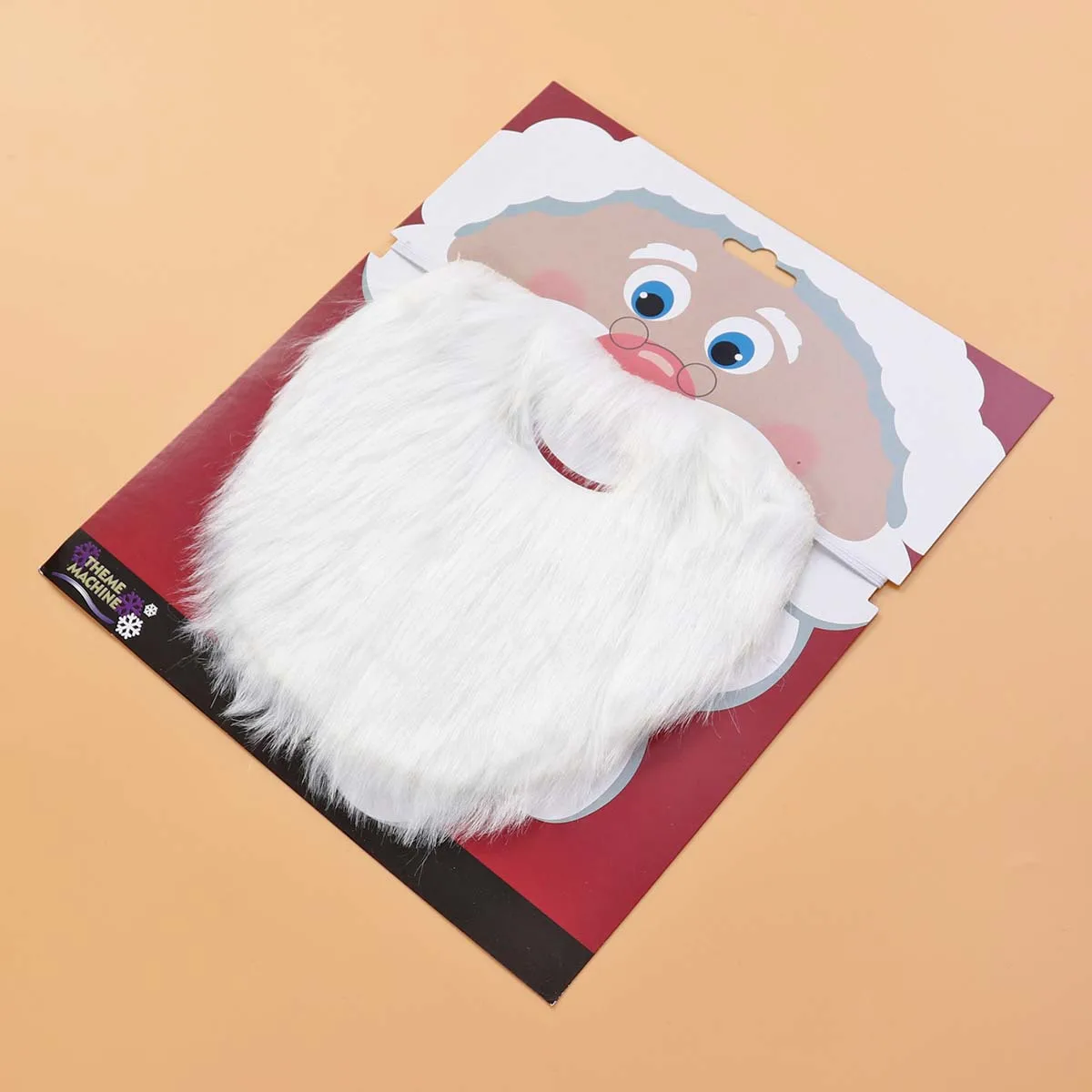 3 pçs festivo papai noel barba branco traje acessório para festa de natal das mulheres dos homens role play decoração do feriado