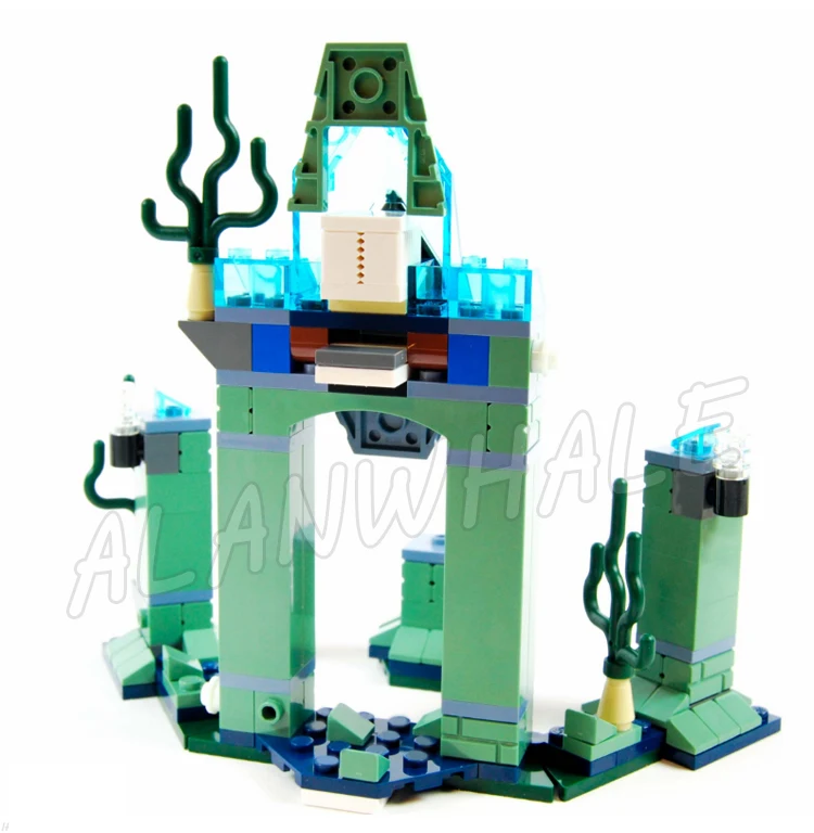 221 pièces Super combattant bataille de l'Atlantide Aqua ville sous-marine 10841 blocs de construction jouet Compatible avec le modèle