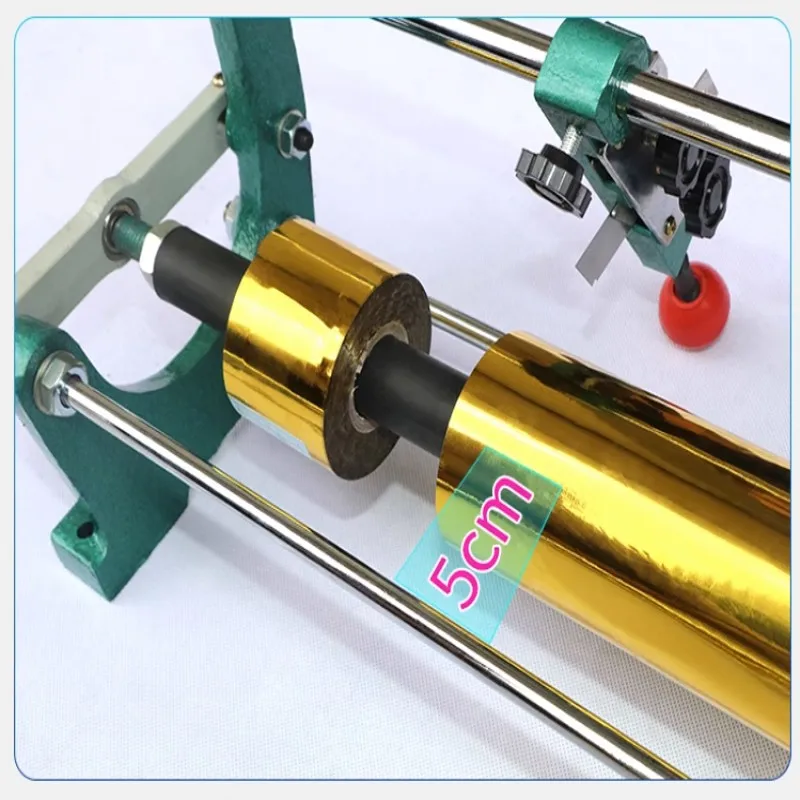 Manual Hot Foil Roll Cutting Machine Cutter 82cm Max Roll Length