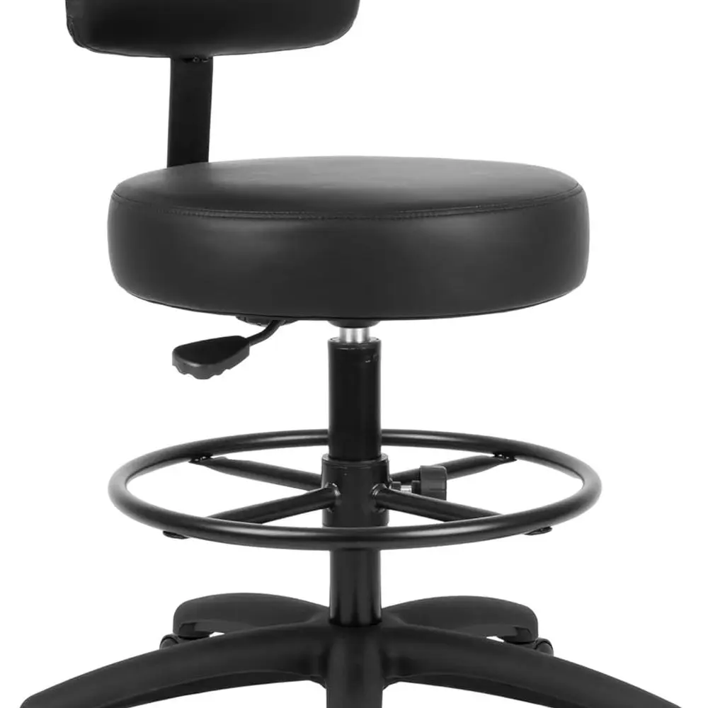 

Медицинский спа-табурет с регулируемой высотой: удобная, толстая, легко чистится, высокая черная скамейка