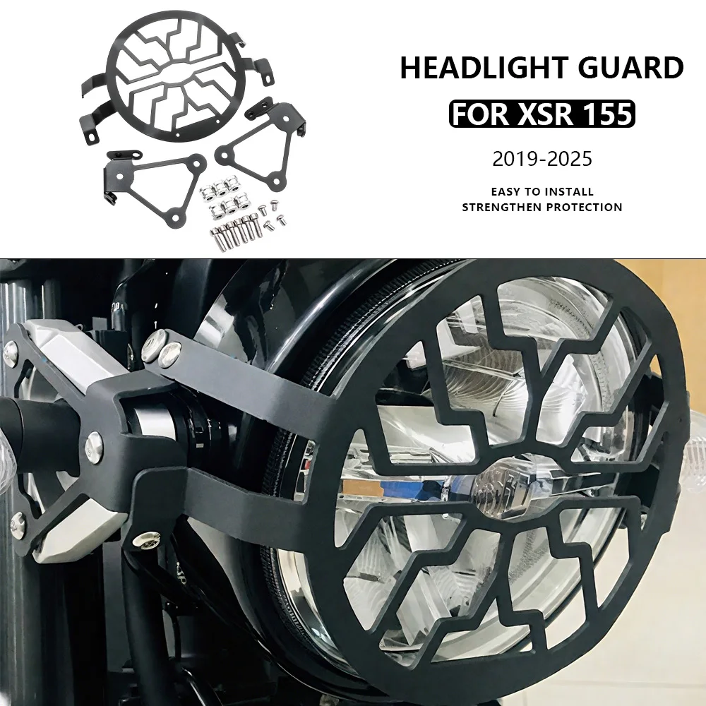 

For YAMAHA XSR 155 2019-2025 Headlight Guard Motorcycle Accessories Headlight Protection Cover