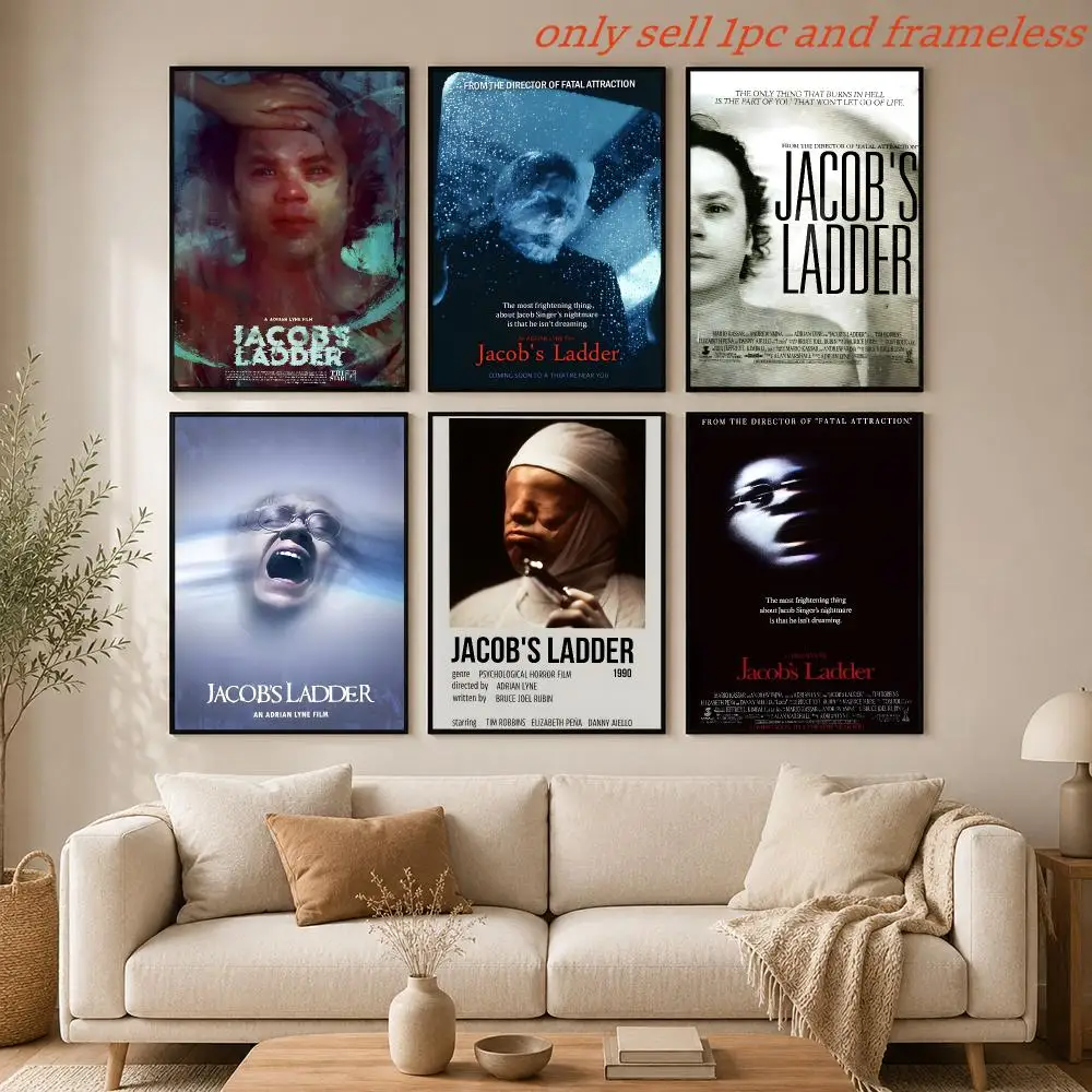 Horror Film J-Jacob's Ladder Poster HD Anime Hot Theme Singer/OST/Movie-Waterproof Self-Stick Home Decor