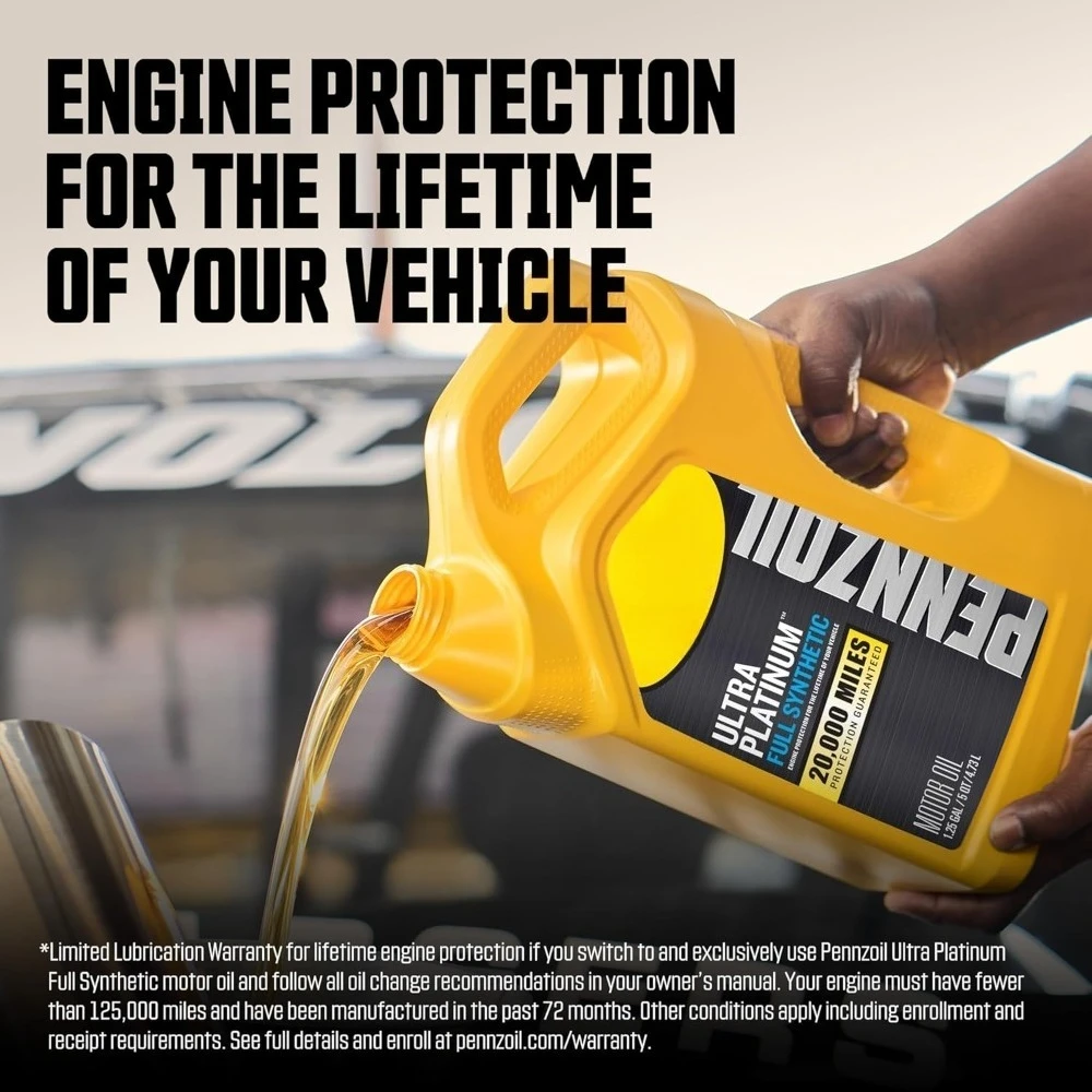 

Моторное масло Bar Furniture - Ultra Platinum Full Synthetic 0W-40, 1 кварта, 6 упаковок, смазка для автомобильных двигателей