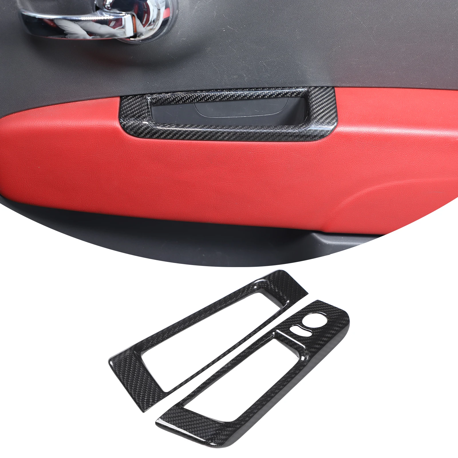

Rearview Mirror Switch Frame Trim Side Mirror Control Cover Trim Sticker Car Accessories For Fiat 500 Abarth 500C 312 2010-2022