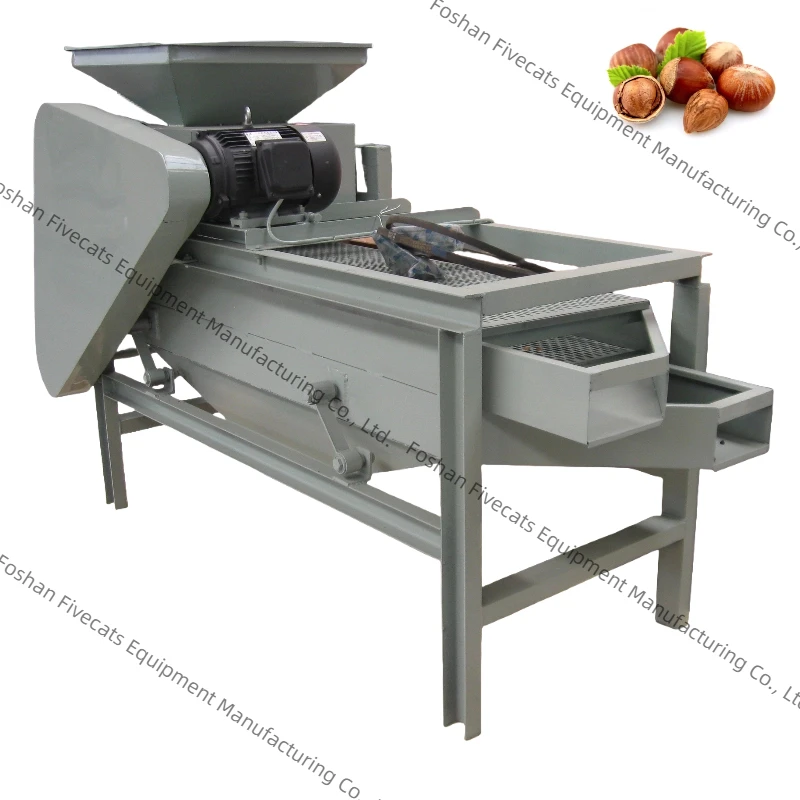 

400kg/h 380V 2.2KW Hazelnut Nut Small Single-grading Shelling Machine