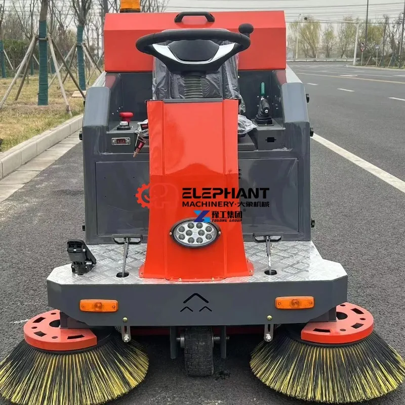 Ride on Electric Road Floor Sweeper Carpet Cleaning Machine for Factory Parking Lot Ground Surface Cleaning
