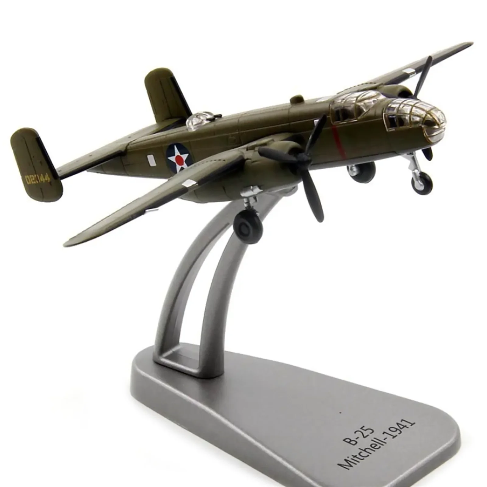 

Литой под давлением металлический масштаб 1/144, модели самолетов, игрушки B-25, бомбардировщик Mitchell, сплав, истребитель, модель самолета, сувенир для коллекций