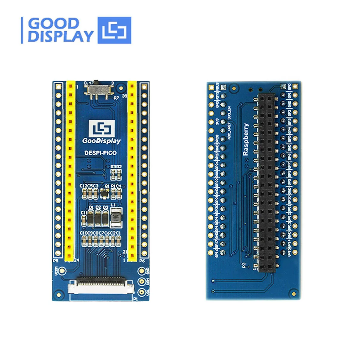 Raspberry Pi E-Paper HAT For Connecting SPI E-Ink Display, DESPI-PICO