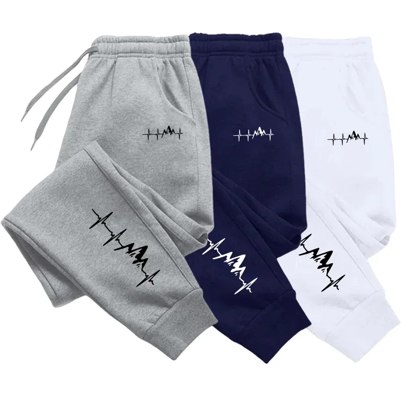 

2025 Running Workout Jogging Long Tracksuit Pants Men Casual Fashion Sports Pants Gym Sport Trousers for Men Jogger Sweatpants