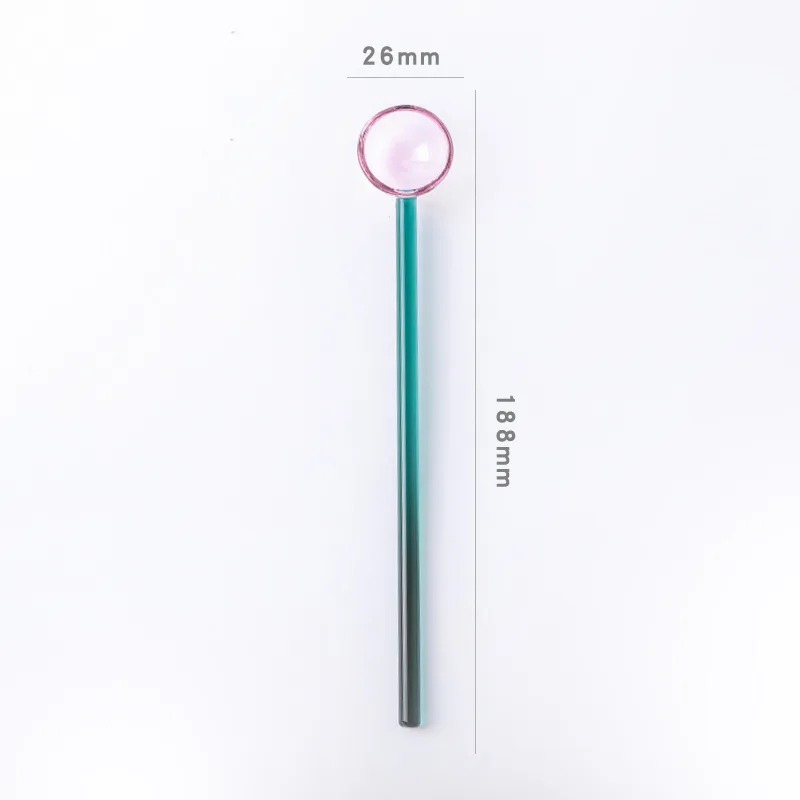 

High Borosilicate Glass Straws Eco Friendly Reusable Drinking Straw for Smoothies Cocktails Bar Accessories Straws with Brushes