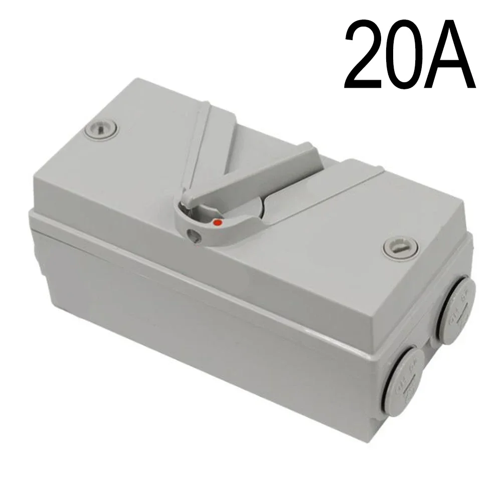 

Motor Disconnect Switch with Copper and Silver Contacts Waterproof Enclosed Breaker Box for Enhanced Conductivity