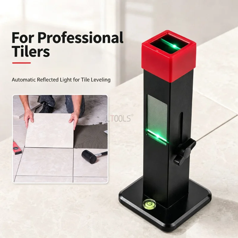 Tile Laying Level Ruler Tile Height Positioning Locator Mason Measuring Tool Large Opening Bricklaying Construction Hand Tool