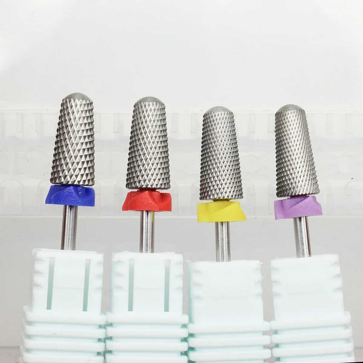 Cone Round Cross Teeth Carbide Nail Drill Bit Electric Manicure Drills Milling Cutter Burr Apparatus Nail Files Bits
