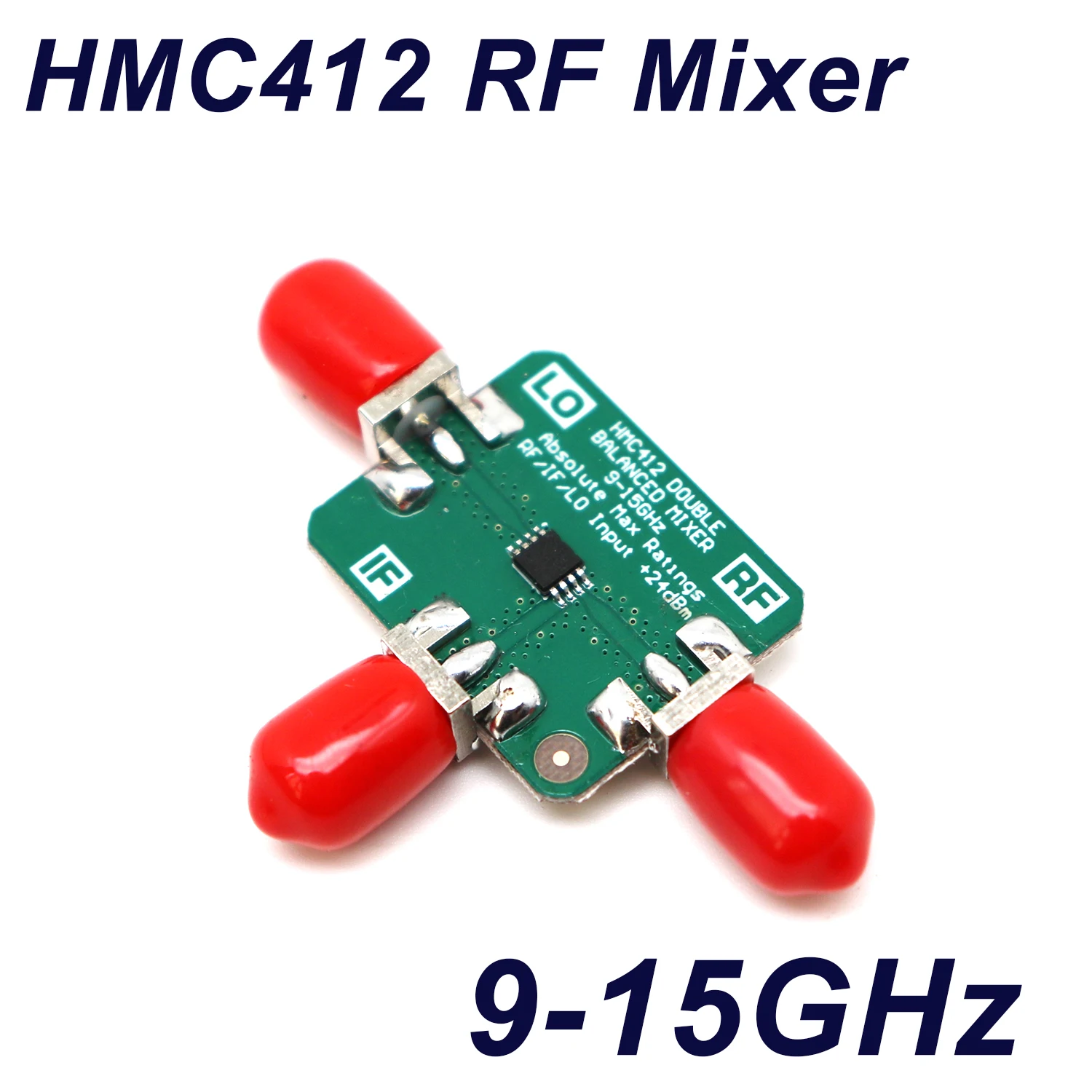 9-15GHz RF Mixer Module - HMC412 Double Balanced Up/Down Converter Passive Mixer for Ham Radio Amplifier LNA & RF Test Equipment