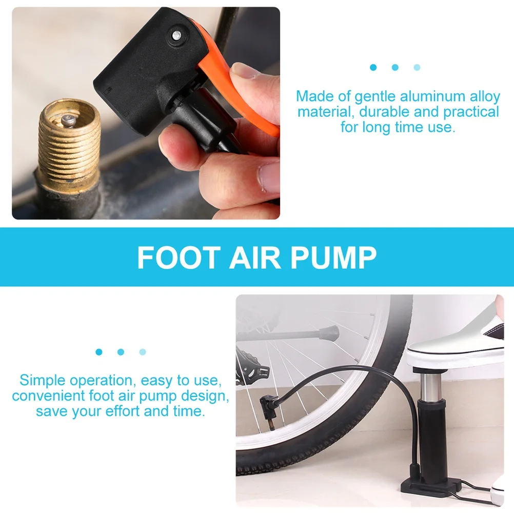 Cycling Inflator Portable Pump Gentle Material Durable Practical Long Time Use Home Riding Trips Pump