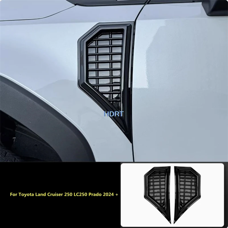 

For Toyota Land Cruiser 250 LC250 Prado 2024 + Car Style Leaf Board Air 0utlet Side Mark Panel Protector Decoration Accessories