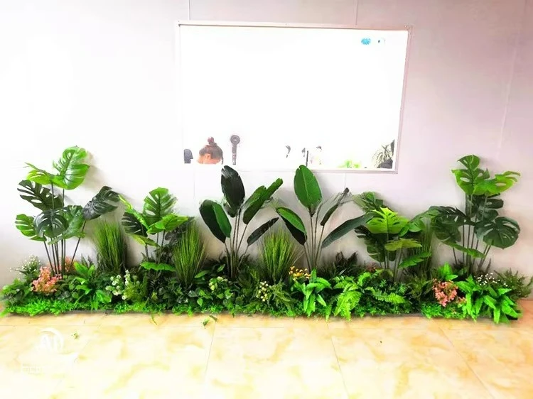 Anpassbare Einkaufszentrum, Musik, Esszimmer, Bar, Heimsimulation, grüne Pflanzendekoration