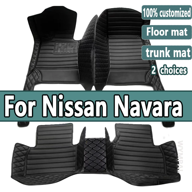 

Автомобильные коврики для Nissan Navara NP300 D23 2024 2023 2022 2021 2020 2019 2018 2017 2016 2015 Frontier, автомобильные аксессуары, коврики