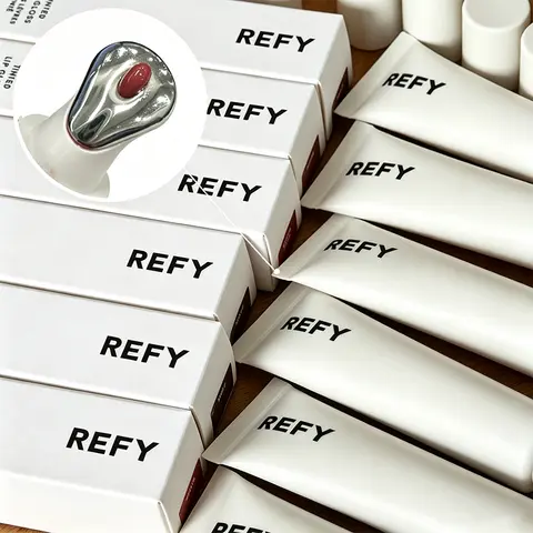 REFY Transparent Moisturizing Lip Gloss with Hyaluronic Acid Nonstick Smooths Lips Nourishing Hydrating Clear Lip Care Makeup