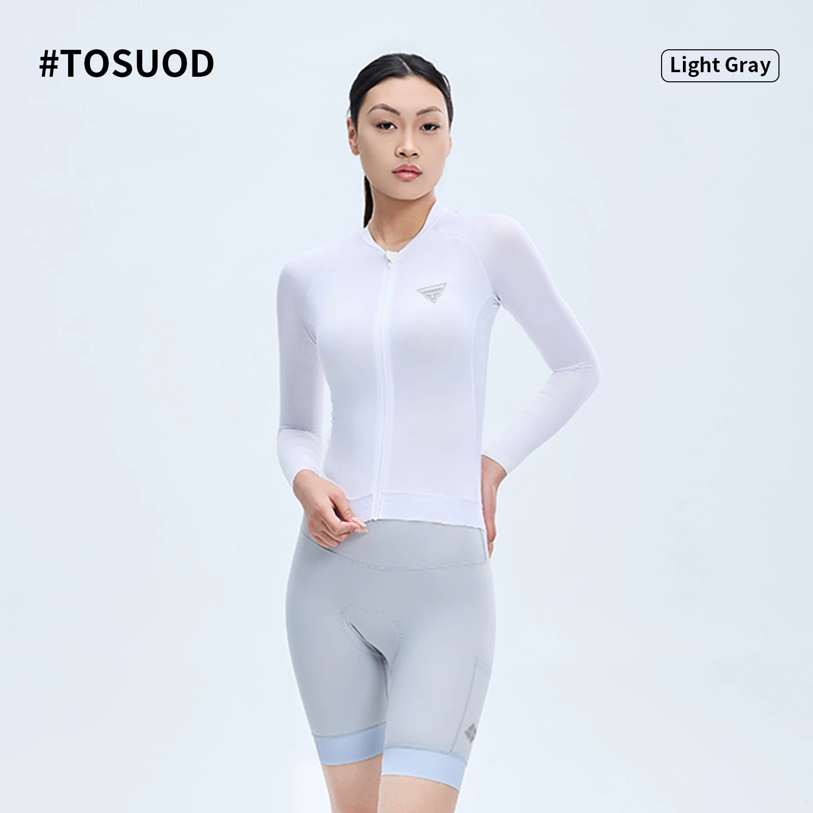 TOSUOD Damen 3D-gepolsterte Fahrradshorts mit Seitentaschen-Design, atmungsaktive Radhose für den Sommer im Freien – Detail 7