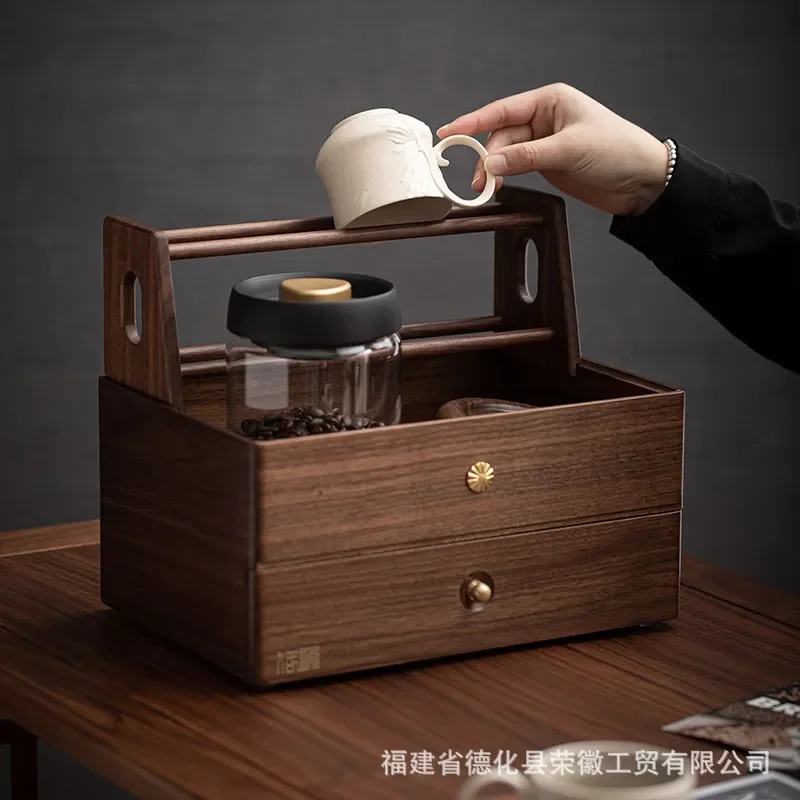 Solid Wood Chinese Style Small Bogu Shelf Tea Cup Teapot Display Rack Desktop Ornament Storage Stand for Tea Set Decoration
