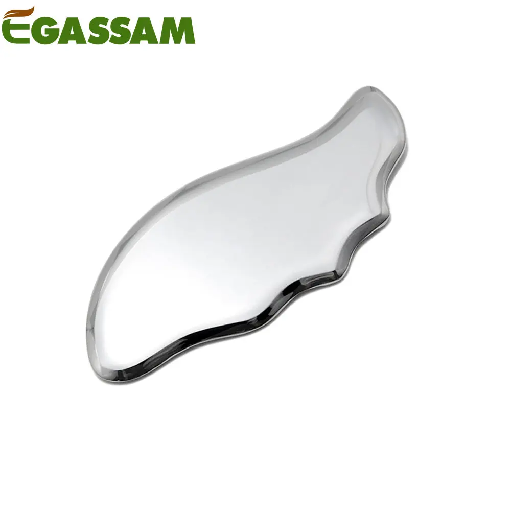 

EGASSAM 1Pcs Gua Sha Facial Tool Stainless Steel Guasha Board for SPA Acupuncture Therapy Trigger Point Treatment