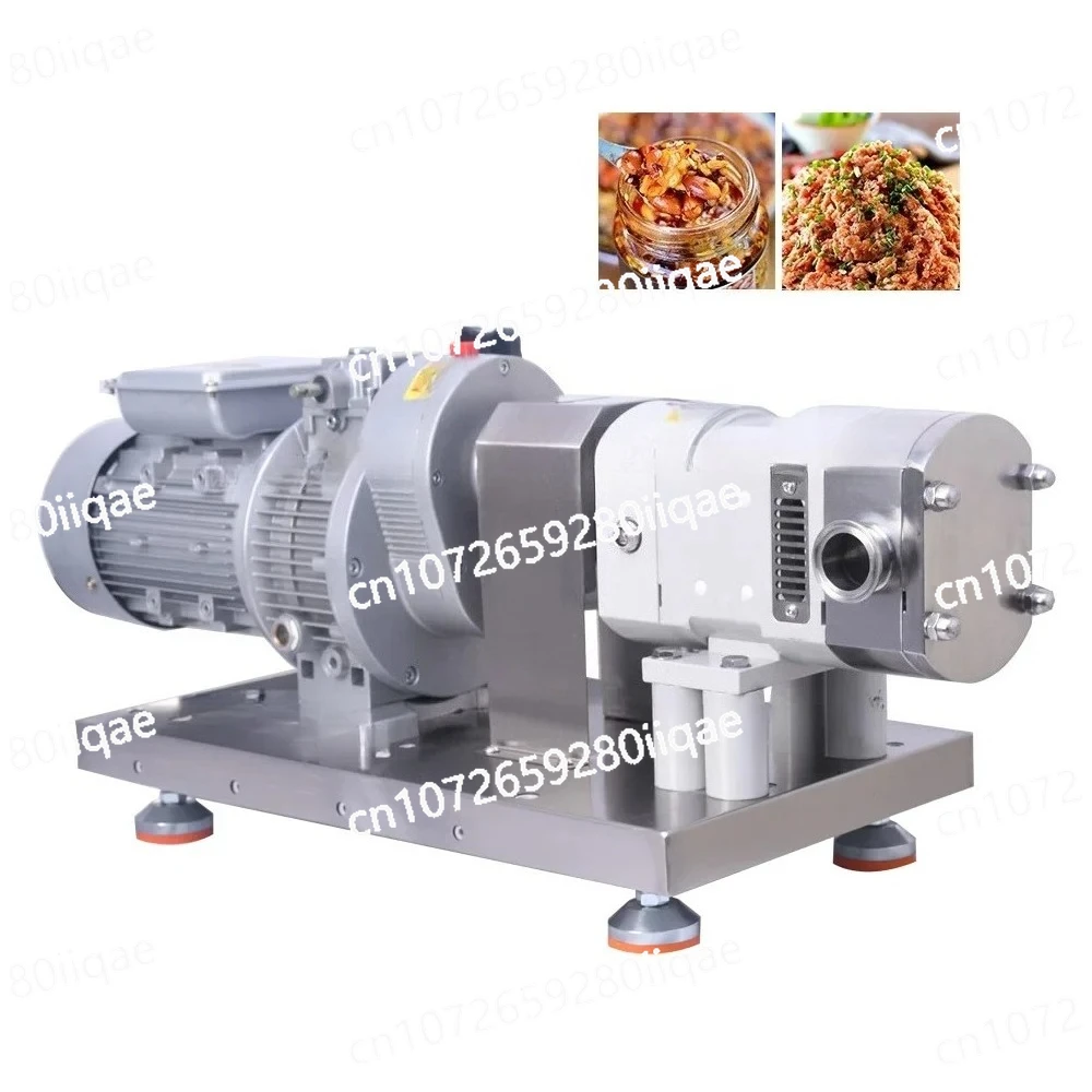 Electric Chocolate Honey Transfer Pump Sanitary Rotary Gear with Lobe Impeller  Food Grade Filling Machine