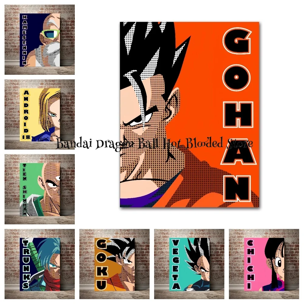 

Anime Figures Dragon Ball Goku Gohan Vegeta Decoration Paintings Room Home Decoration Posters Picture Birthday Gifts Kids Gift