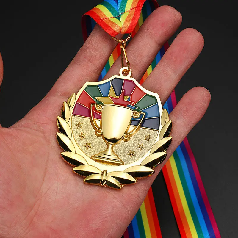 

Sports competition music competition universal medal (gold, silver, bronze) can be customized with signature