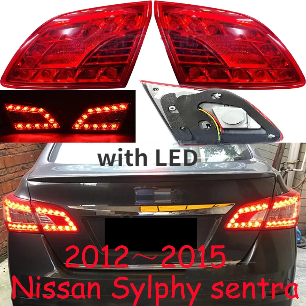 2012~2015 car bumper for Nissan sentra rear light Sylphy taillight,LED,car accessories,bluebird rear light auto headlight