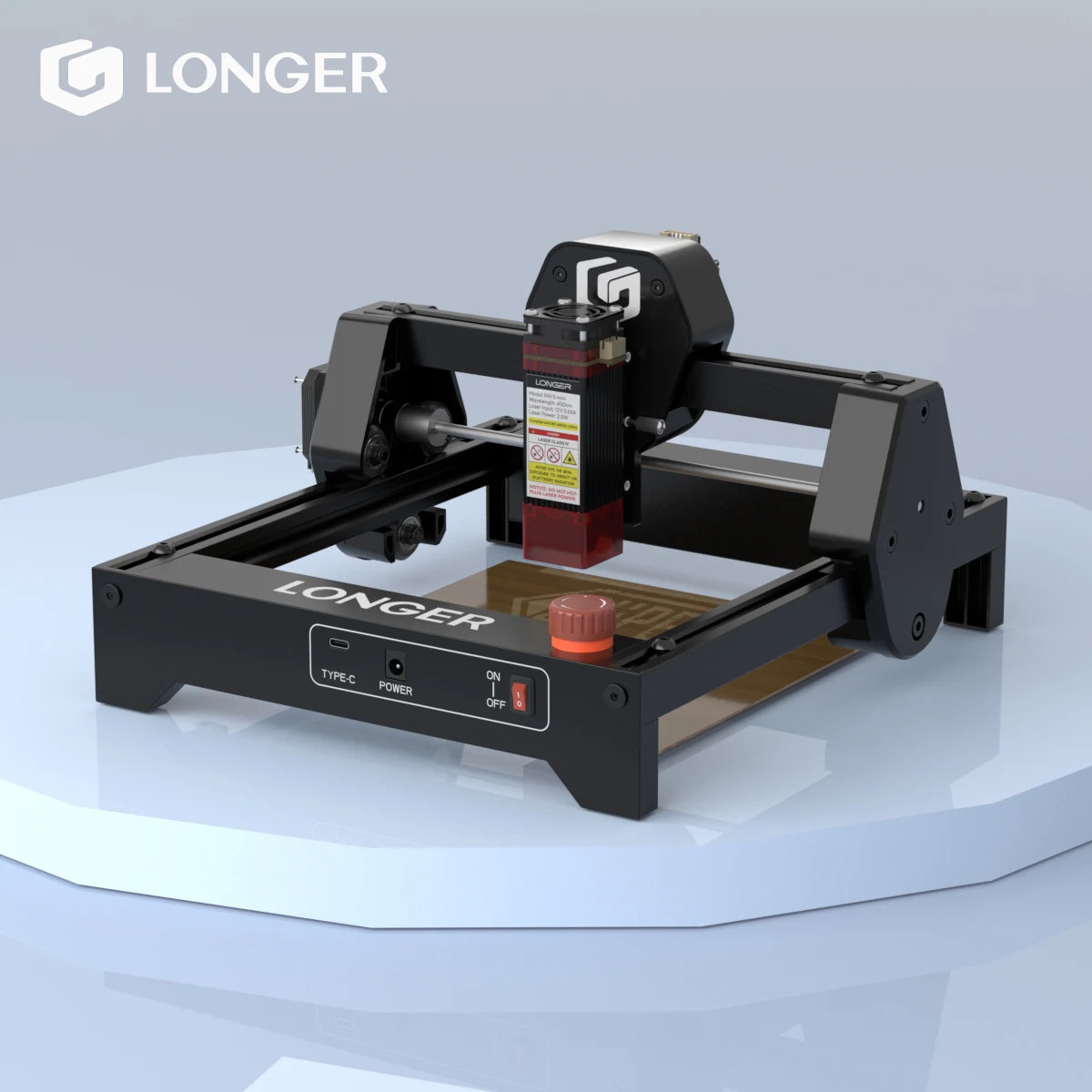 Mini macchina per incisione laser incisore strumenti di precisione ad alta velocità per regali di Halloween e Natale fai da te KIT CNC + occhiali protettivi