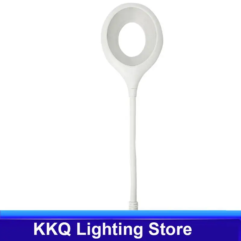 

5V USB port Plug round Lamp Bedside living Lamp Eye Protection Student Portable Study Reading Night Light for computer K5