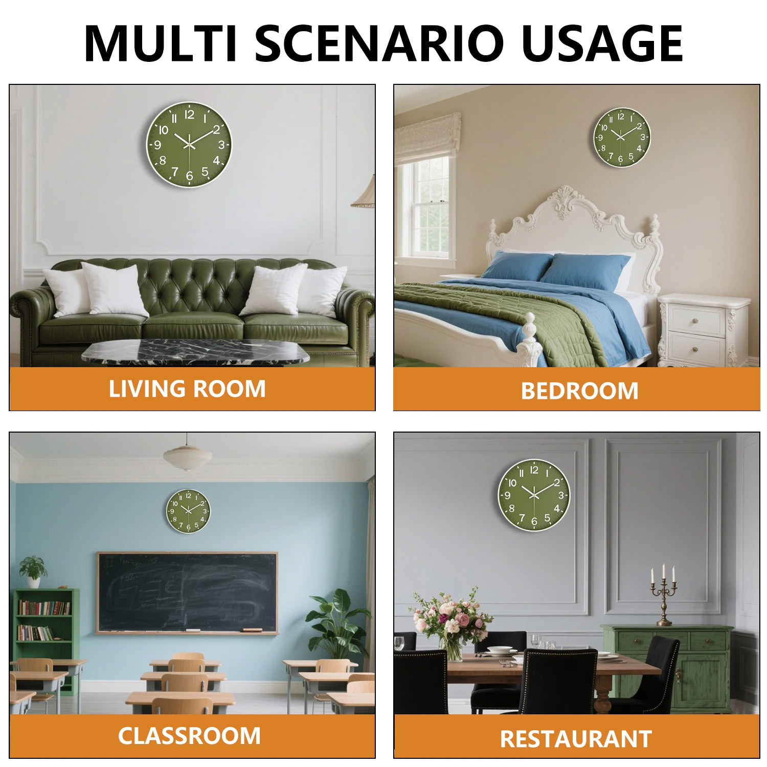 Thumbnail 4 - #9 New Silent Wall Clocks Arrivals