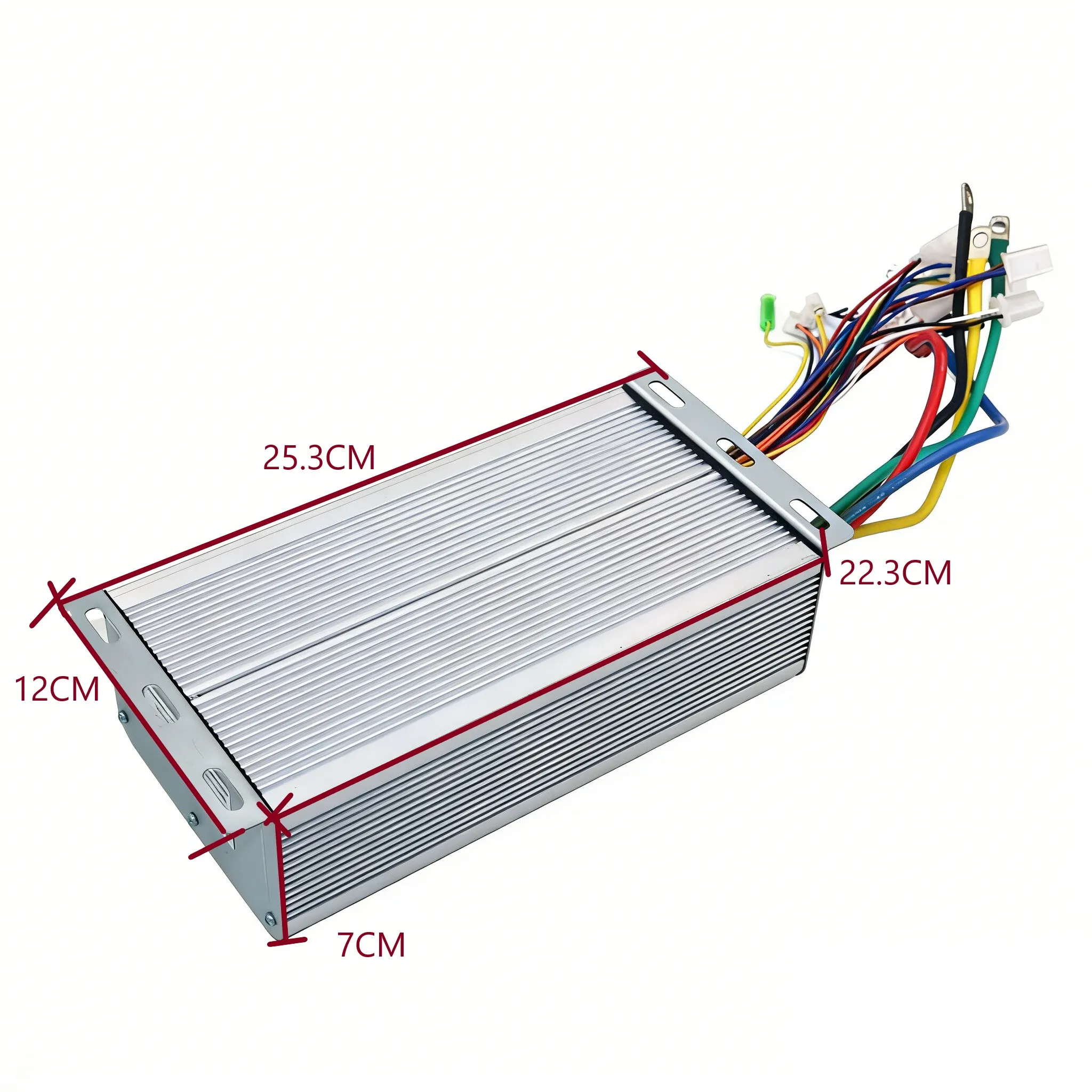GREENTIME 24 MOSFET 48-72V 3000W 80Amax BLDC-K motor controller, EV brushless speed controller, sensor&sensorless