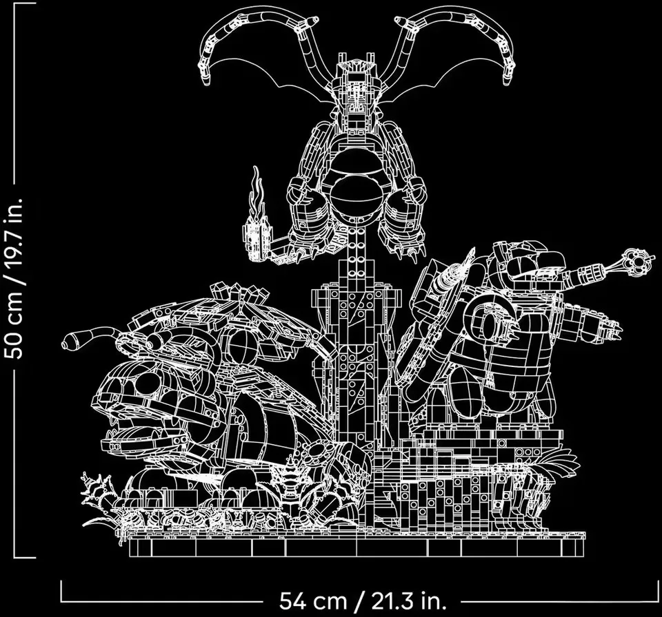 Beliebtes Film-Elfen-, Feuerdrachen- & Wasserschildkröten-Tiermodell, Deko-Ornament, Geburtstags- und Feiertagsgeschenk – Detail 1