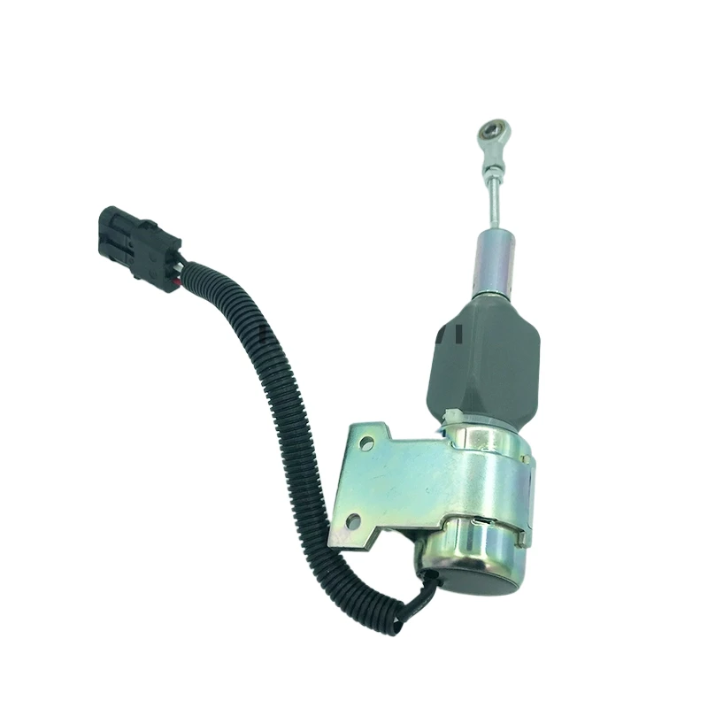 for zax Hyundai 130/Liugong 915/Yuchai/Cummins 3932530 Excavator flameout solenoid valve switch Excavator Parts