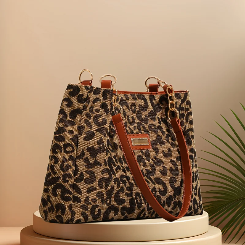 cfun ya leopard bolsa para mulheres bolsa de ombro de grande capacidade mumia bolsa feminina bolsas de compras design original 01