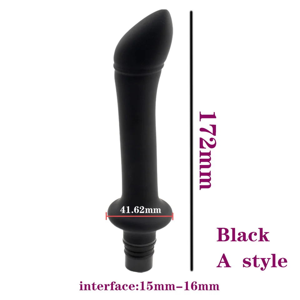 Sex Machine Accessories DTSUDU Fascia Gun Massage Head Silicone Dildo Sex Toys Men, Female Vibrators, Penis Masturbation