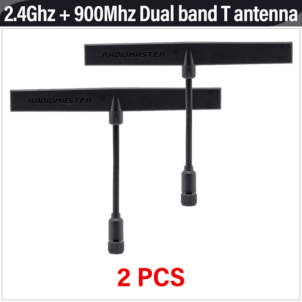 RadioMaster Dual Band 2.4GHz/SUB-G 900MHz T Antenna For Nomad Gemini Xrossband Module