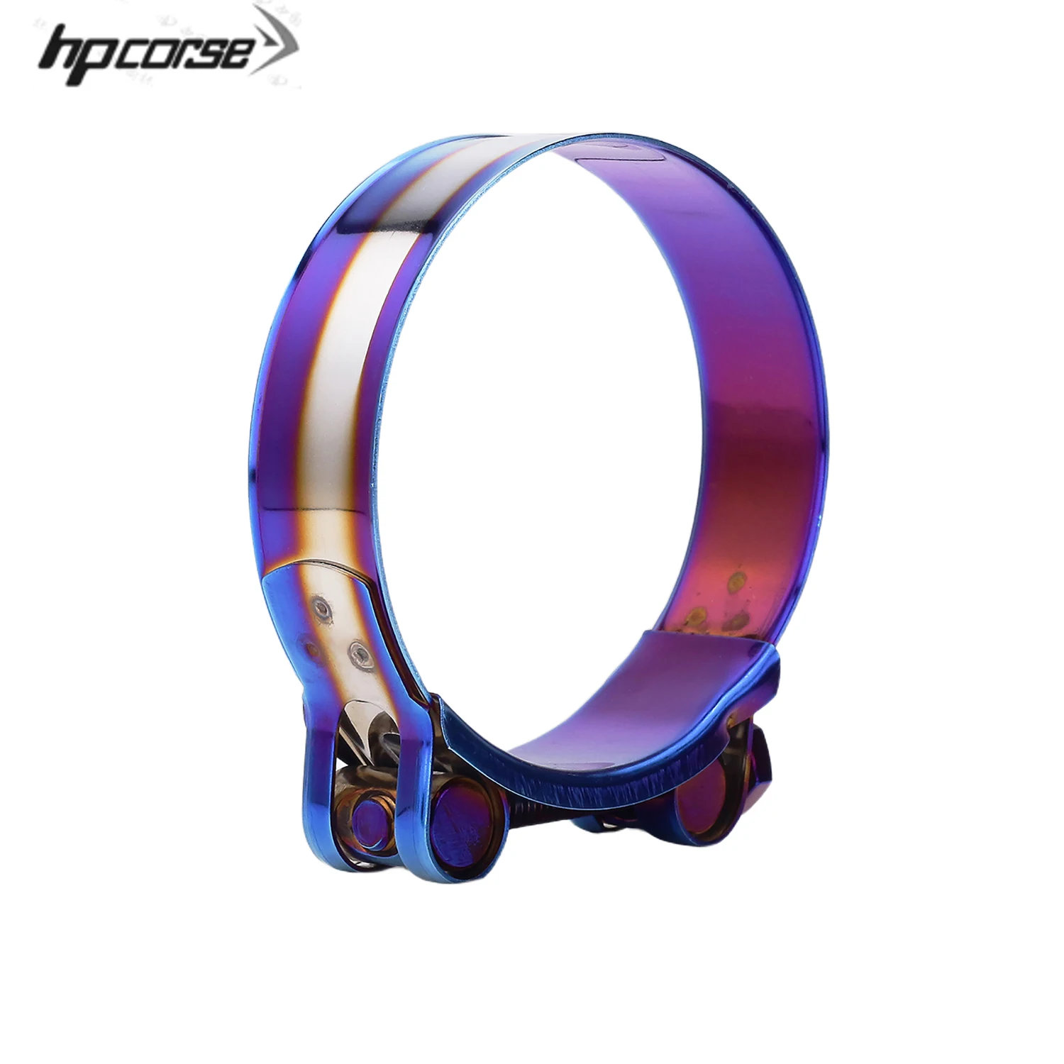32mm - 85mm Motorcycle Exhaust Clamp Clip Stainless Steel Exhaust Pipe Clamps For Middle Exhaust Connect Fixed Seal Install