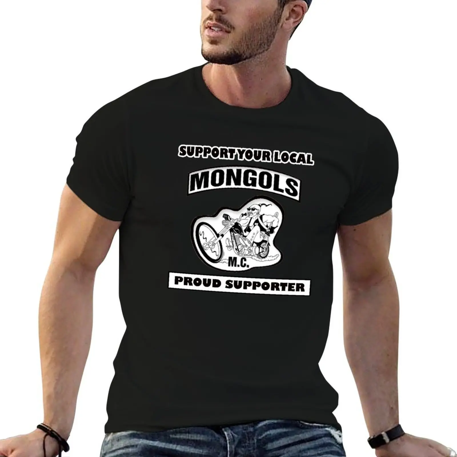 

Mongol T-Shirt man t shirt summer funny t shirts dark humor T-Shirt