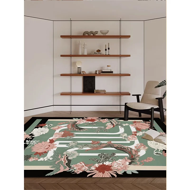 Light Luxury High-end Living Room Carpet Modern Sofa Coffee Table Floor Rug Large Soft Foot Pad Easy to Clean Bedroom Area Rug